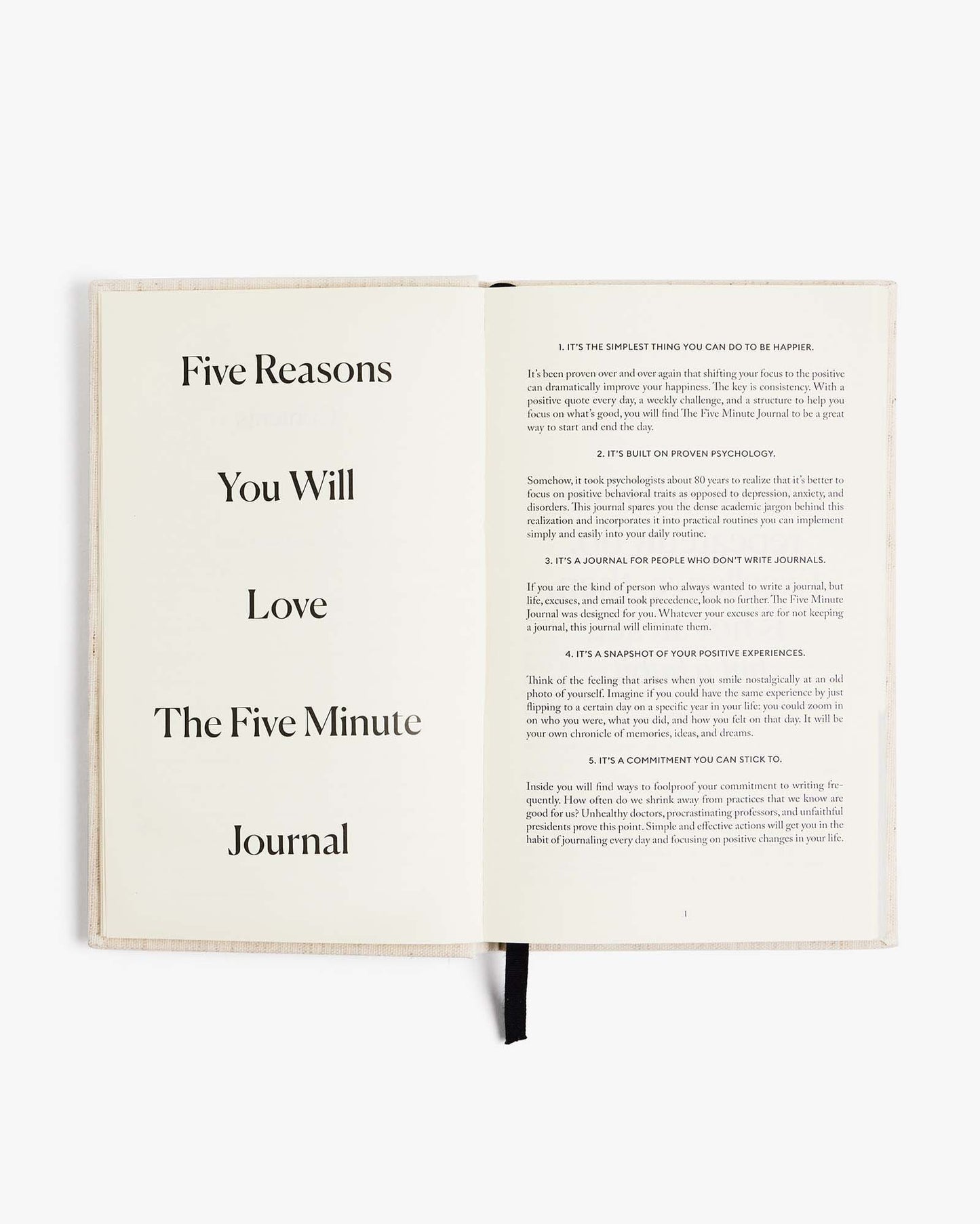 Intelligent Change The Five Minute Journal - Original Linen